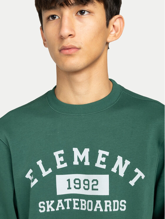 Element Element Суитшърт Home Team Cr ELYSF00299 Зелен Regular Fit