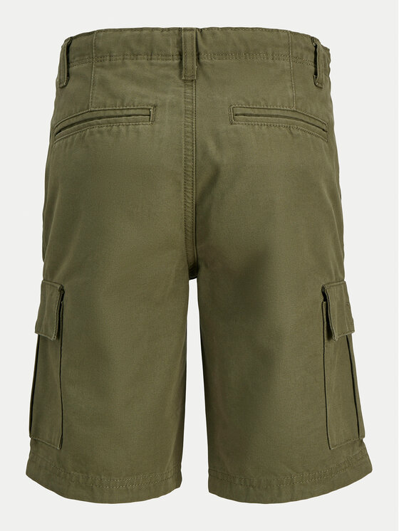 Jack&Jones Junior Jack&Jones Junior Kratke hlače iz tkanine 12268381 Khaki Relaxed Fit