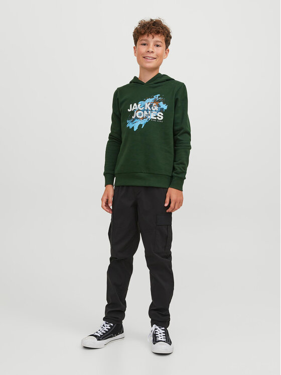 Jack & Jones Junior Jack & Jones Junior Bluza 12237210 Zielony Regular Fit