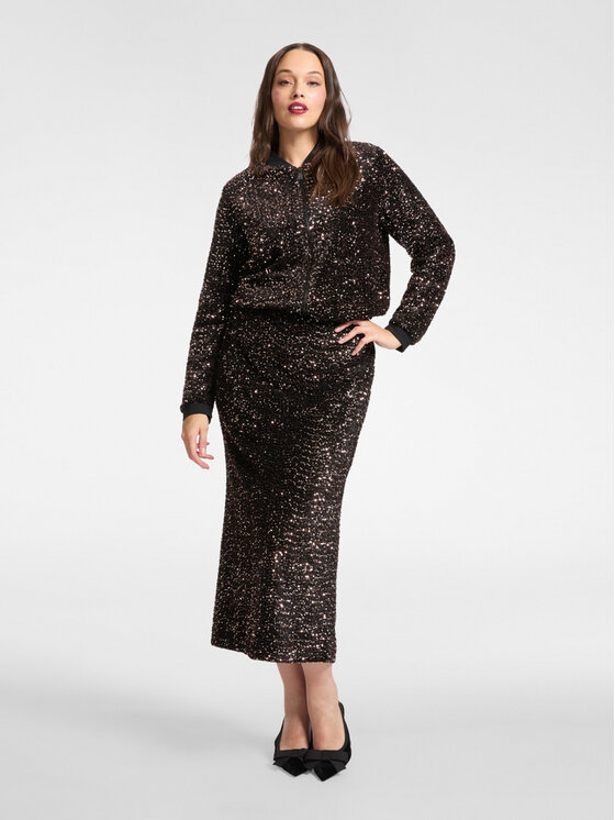 Elena Mirò Elena Mirò Gonna maxi 1018Z000057N032 Marrone Regular Fit