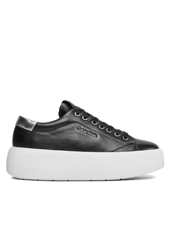 Sneakers Calvin Klein Bubble Cupsole Lace Up HW0HW01861 Black/Silver 0GN