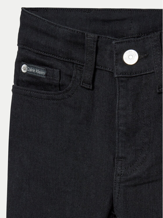 Calvin Klein Jeans Calvin Klein Jeans Jeans hlače Essential IB0IB02187 Črna Slim Fit