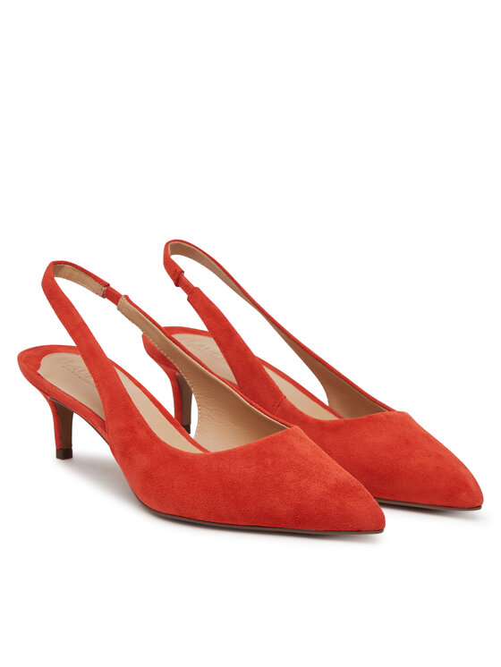 LAUREN RALPH LAUREN LAUREN RALPH LAUREN Lodičky 802959263005 Červená