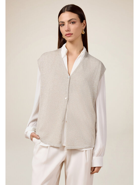 Oltre Oltre Maglione M544E001923N002 Crema Regular Fit