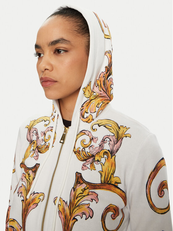 Versace Jeans Couture Versace Jeans Couture Суитшърт 78HAI3P6 Бял Regular Fit