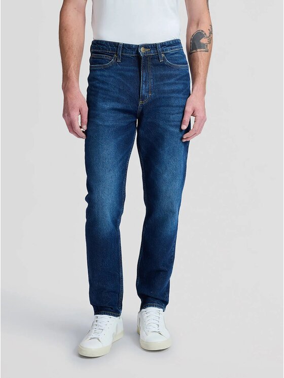 Lee Lee Jeansy AUSTIN Niebieski Slim Fit