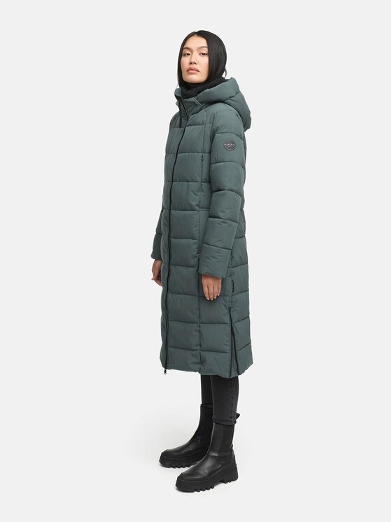 Marikoo Marikoo Kurtka zimowa Lanitaa Zielony Regular Fit
