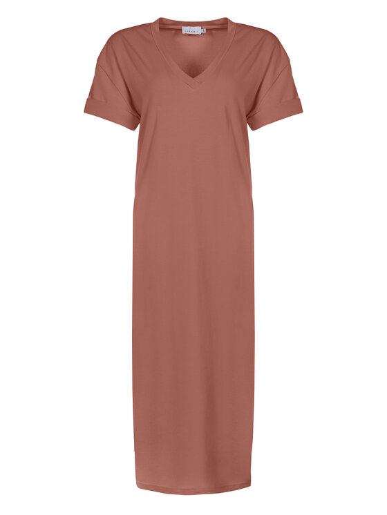 LAURELLA LAURELLA Každodenní šaty 4SS249 Béžová Regular Fit