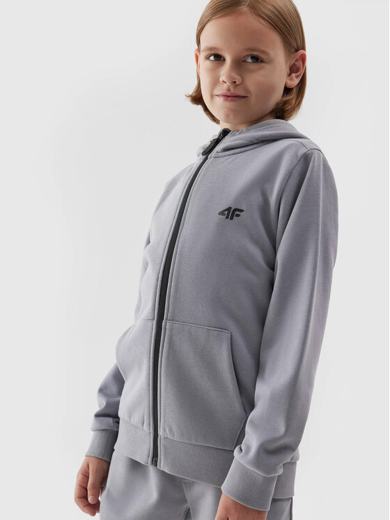 4F 4F Bluza 4FJAW23TSWSM627 Niebieski Regular Fit