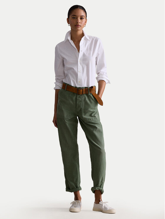 Polo Ralph Lauren Polo Ralph Lauren Cămașă 211941509002 Alb Slim Fit