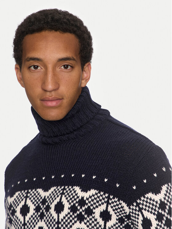 Paul&Shark Paul&Shark Rollkragenpullover 14311002 Dunkelblau Regular Fit