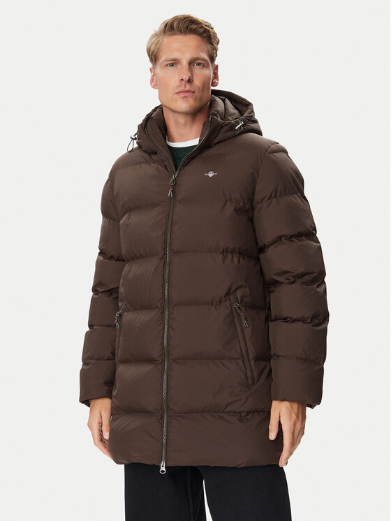 Gant Gant Μπουφάν χειμωνιάτικο Active Cloud 7006661 Σκούρο καφέ Regular Fit