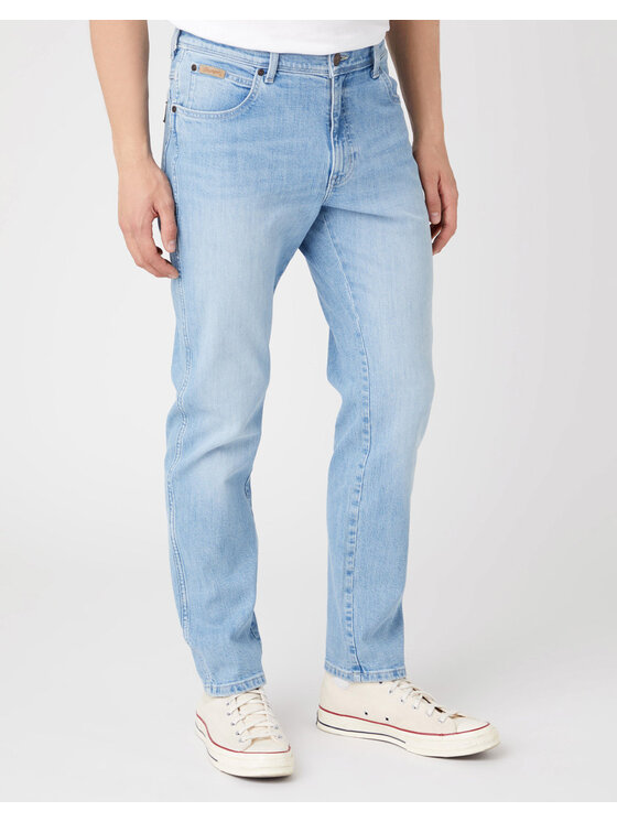 Jeansy Wrangler, Rozmiar W36/L34, Niebieskie, TEXAS TAPER