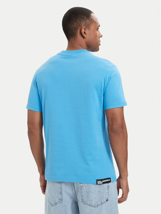 Karl Lagerfeld Jeans Karl Lagerfeld Jeans T-shirt A1M17044 Blu Regular Fit