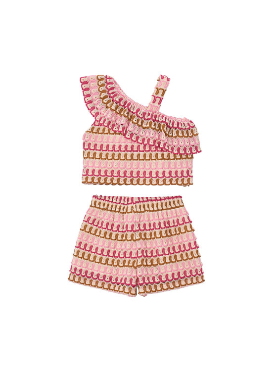 Mayoral Mayoral Set top i kratke hlače 3225 Šarena Regular Fit