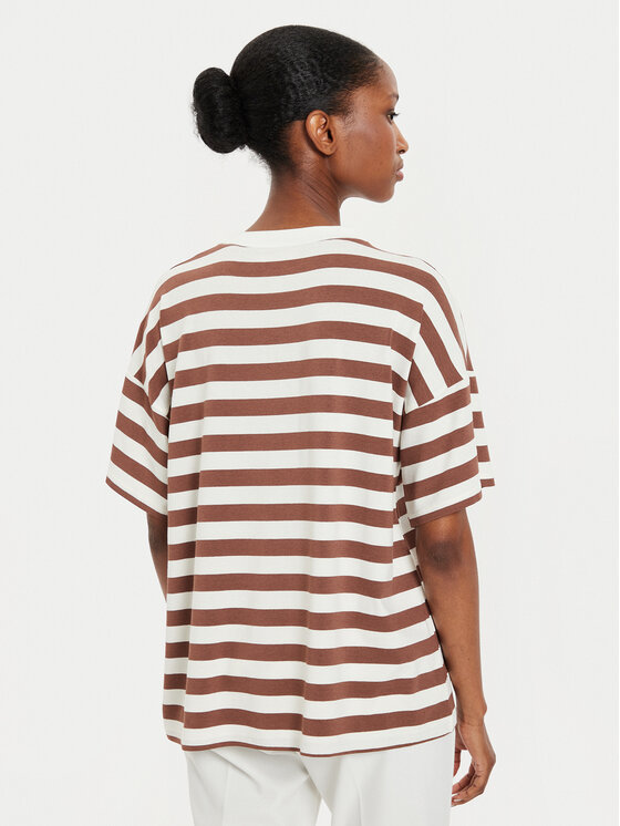 ViCOLO ViCOLO T-Shirt UB0179 Εκρού Regular Fit