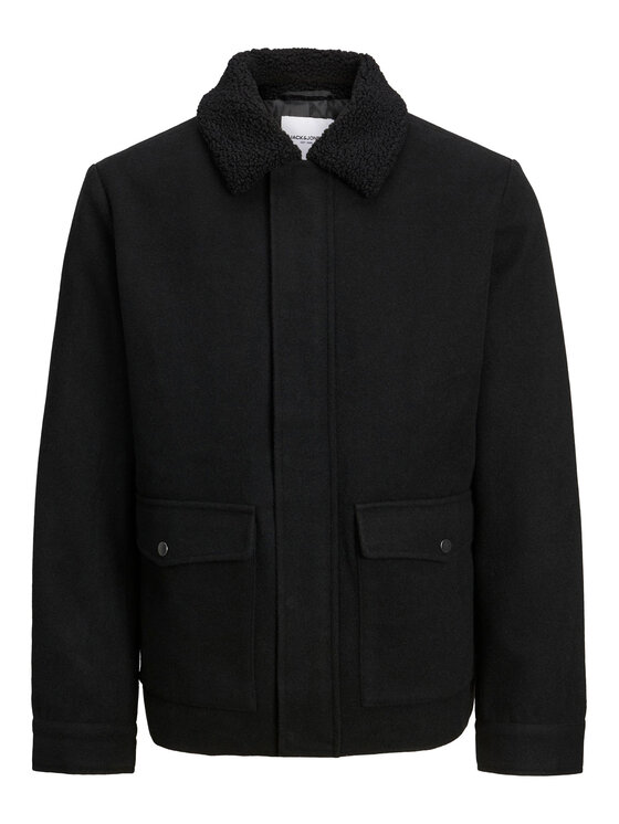 Jack&Jones Jack&Jones Μπουφάν μεταβατικό 12236162 Μαύρο Regular Fit