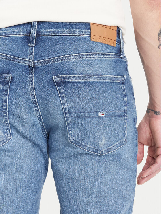 Tommy Jeans Tommy Jeans Traperice Scanton DM0DM21903 Plava Slim Fit