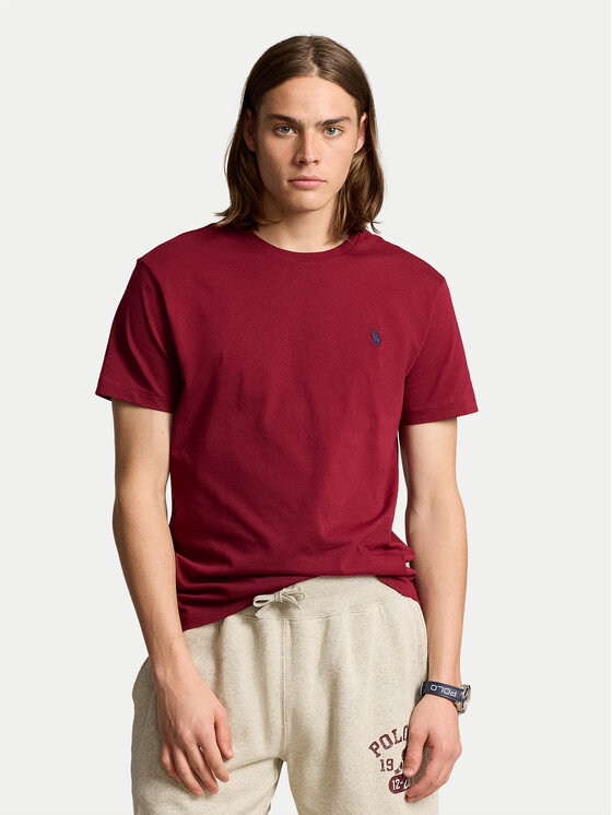 Polo Ralph Lauren T-shirt 710671438377 Crvena Custom Slim Fit