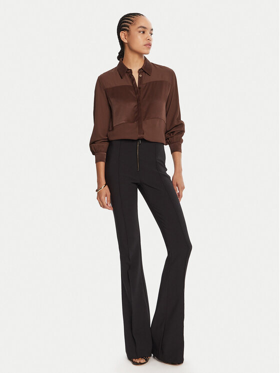 Liu Jo Liu Jo Srajca MF5106 T2578 Rjava Regular Fit