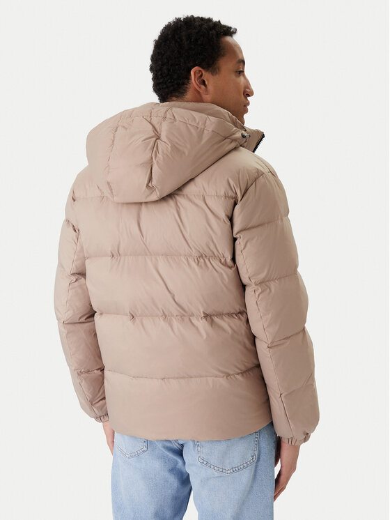 Tommy Jeans Tommy Jeans Пухено яке Essential DM0DM19786 Бежов Regular Fit