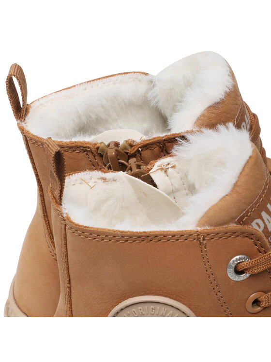 Palladium Palladium Turistická obuv Pampa Hi Zip Wl 95982-252-M Hnědá