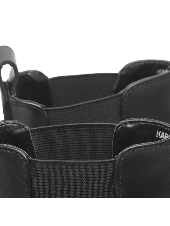 KARL LAGERFELD KARL LAGERFELD Μποτάκια με λάστιχο KL45065 Μαύρο