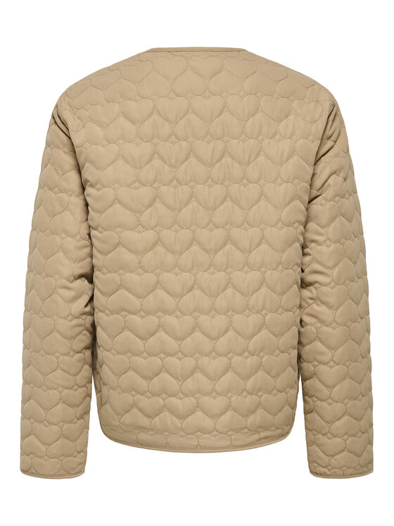 ONLY ONLY Átmeneti kabát Heart 15366265 Bézs Regular Fit