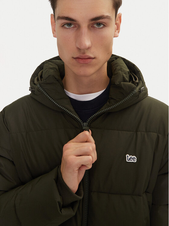 Lee Lee Зимно яке 112355678 Зелен Regular Fit