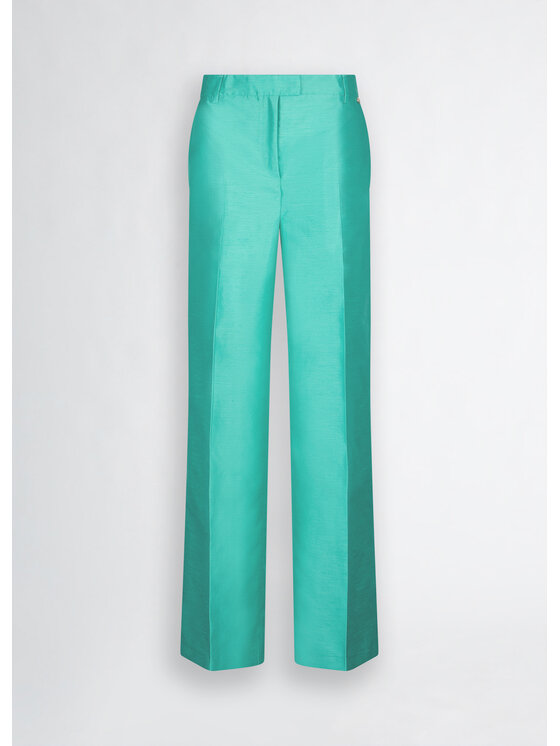 Liu Jo Liu Jo Pantaloni di tessuto CA5316T2982X0683 Celeste Regular Fit