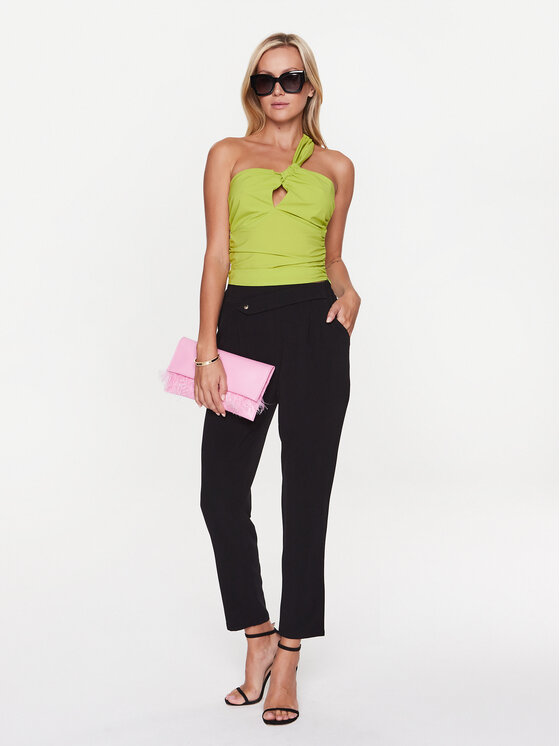 Liu Jo Sport Liu Jo Sport Pantaloni din material TA3192 TS423 Negru Regular Fit