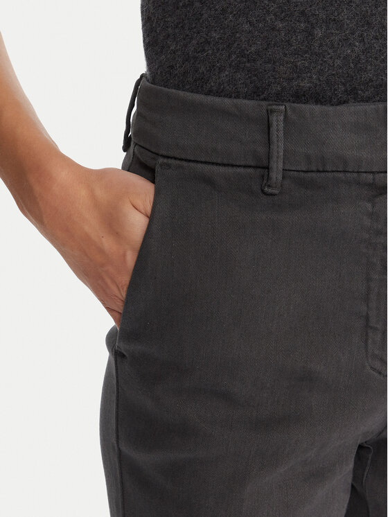 Marella Marella Pantaloni chino Rovo 2523136055 Gri Slim Fit