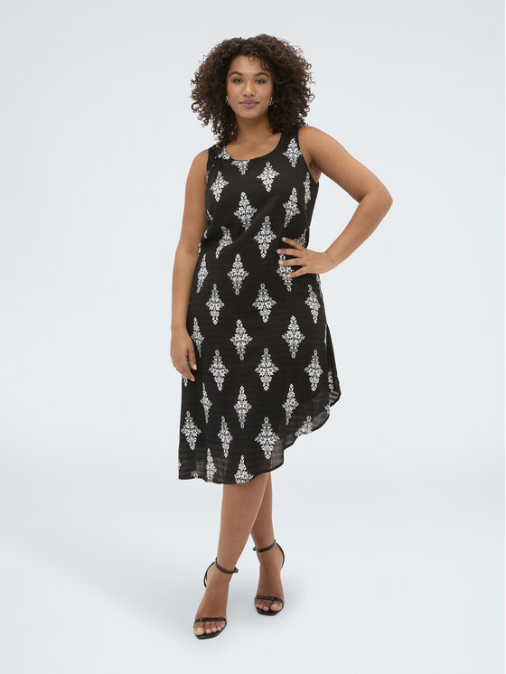 Fiorella Rubino Fiorella Rubino Abito da cocktail 7091T001776N0Z3 Nero A-Line Fit