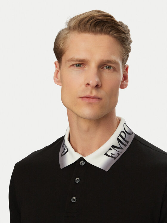 Emporio Armani Emporio Armani Tricou polo EM000571 AF20432 UC001 Negru Regular Fit