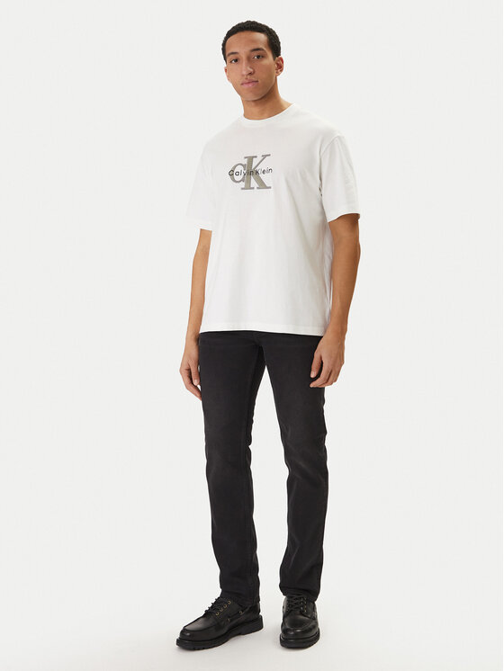 Calvin Klein Calvin Klein Blugi LV04RF938G Negru Straight Fit