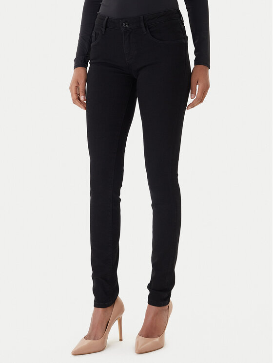 Guess Guess Jeansy Annette W2YA99 D4PZ1 Černá Skinny Fit