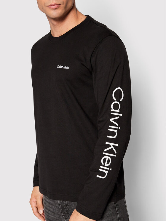 Longsleeve Placement Logo K10K109737 Nero Regular