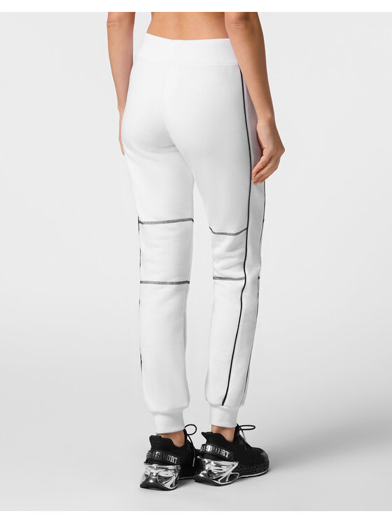 Plein Sport Plein Sport Joggery 14235 Biały Regular Fit