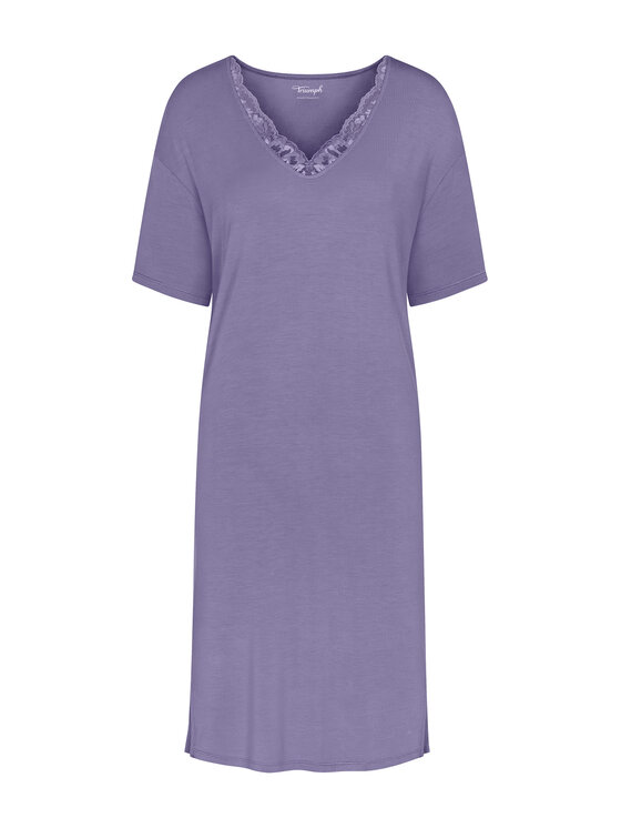 Triumph Triumph Nočna srajca Timeless Sensuality 10222628 Vijolična Relaxed Fit