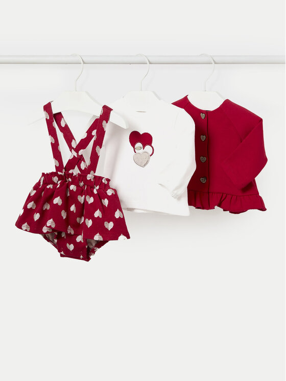 Mayoral Mayoral Kinderset 2892 Rot Regular Fit