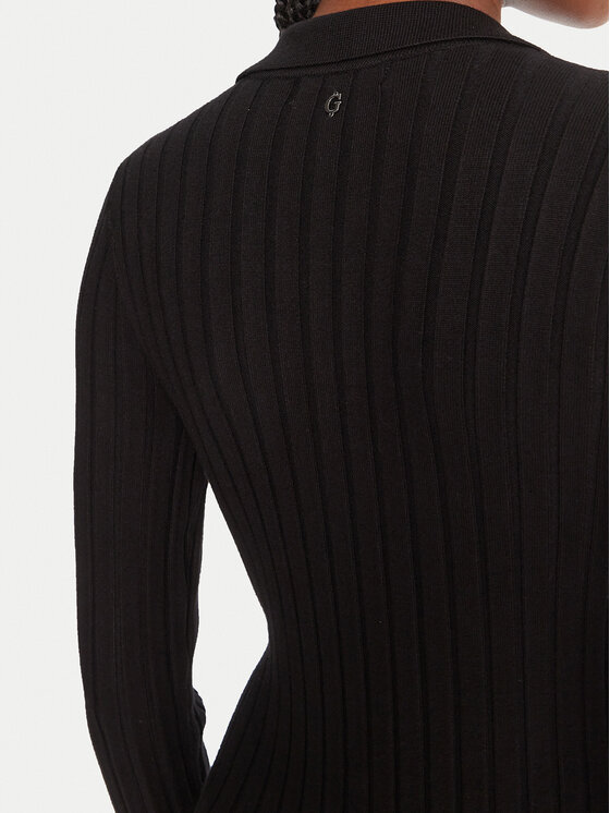 Guess Guess Φόρεμα υφασμάτινο W5BK60 Z2YJ2 Μαύρο Slim Fit