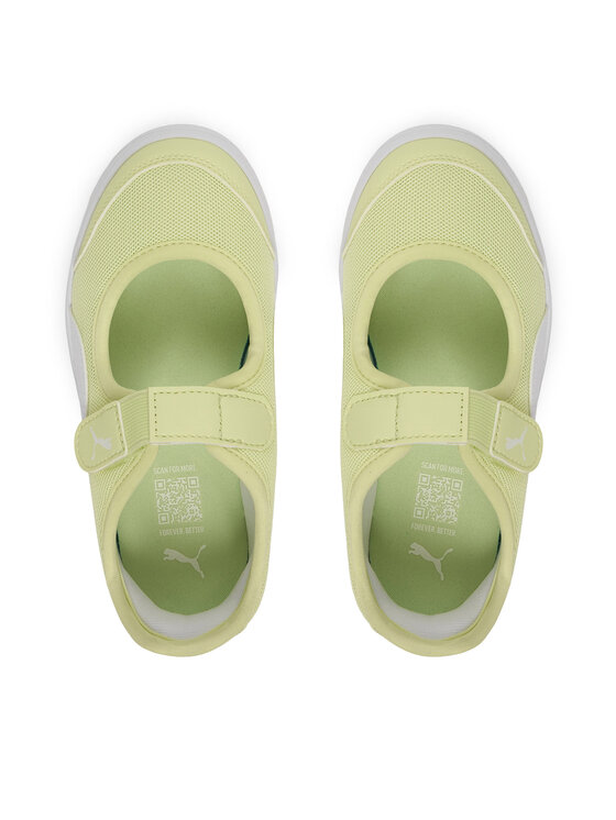 Puma Puma Baleriny Courtflex v3 Lina V PS 400578 06 Żółty
