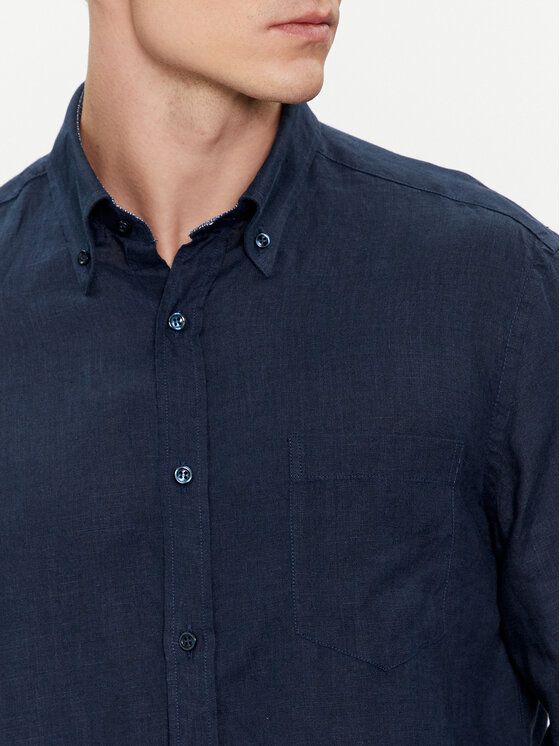 Paul&Shark Paul&Shark Πουκάμισο 24413080 Σκούρο μπλε Regular Fit