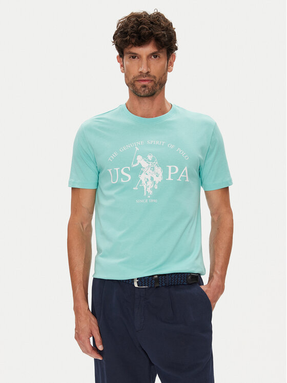 U.S. Polo Assn. U.S. Polo Assn. T-Shirt MUP4203 Niebieski Regular Fit