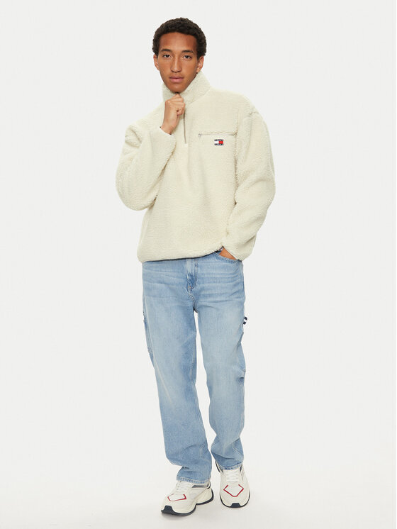 Tommy Jeans Tommy Jeans Bunda anorak Teddy DM0DM19242 Écru Relaxed Fit