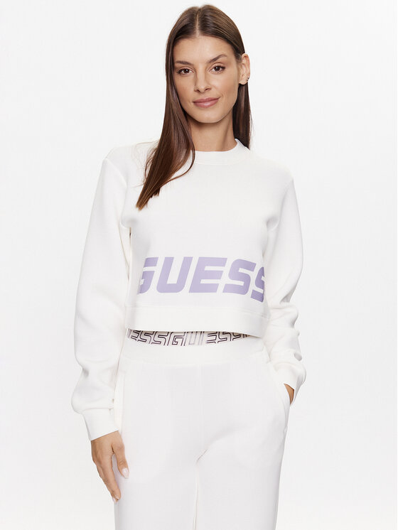 Guess Mikina V3YQ02 K7UW2 Tmavomodrá Oversize