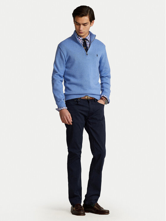 Polo Ralph Lauren Polo Ralph Lauren Sweter 710859939005 Niebieski Regular Fit