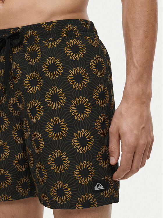 Quiksilver Quiksilver Badeshorts Everyday Printed Volley 15 EQYJV04219 Schwarz Regular Fit