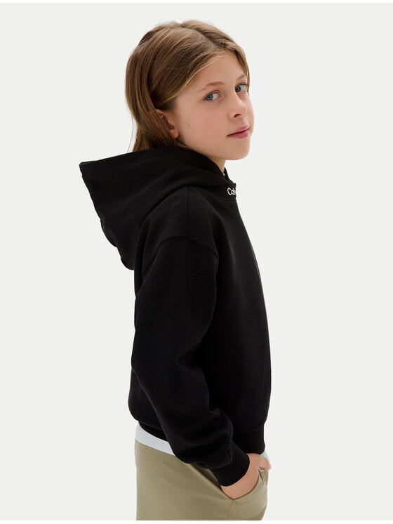 Calvin Klein Jeans Calvin Klein Jeans Світшот Embro Logo IB0IB02525 M Чорний Relaxed Fit