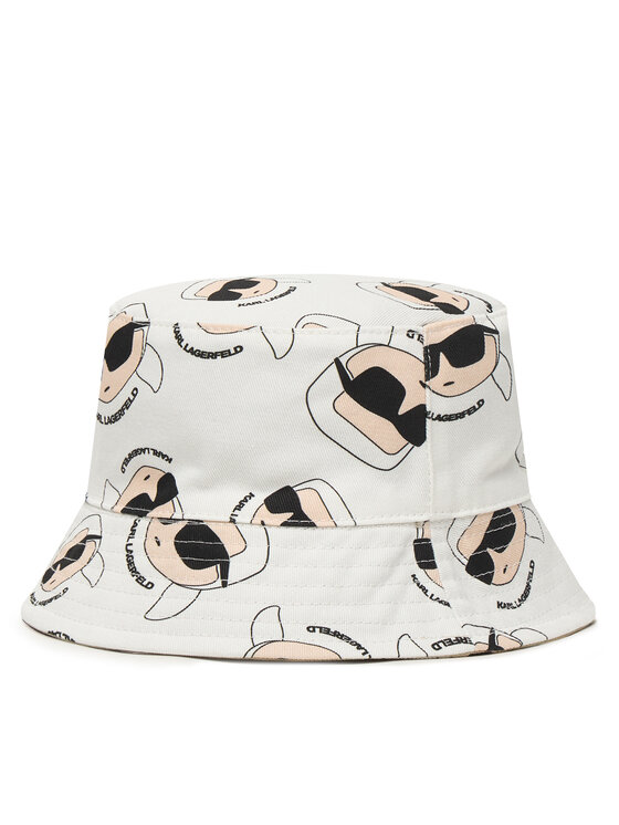 KARL LAGERFELD KARL LAGERFELD Kapelusz Bucket Z31206 Beżowy